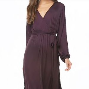 Satin maxi dress